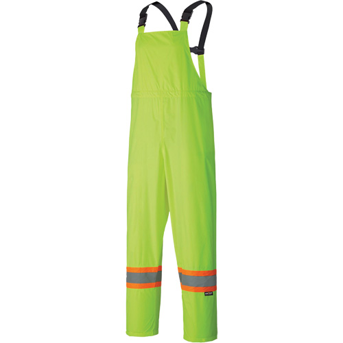 5599 Lightweight Waterproof Rain Suit, Polyester/PVC, X-Small, High Visibility Lime-Yellow Equipment World
