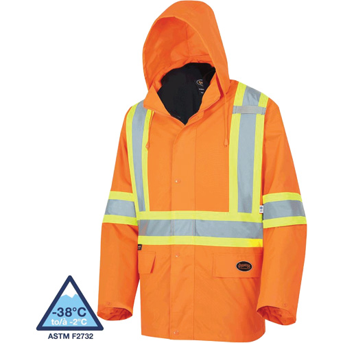 5632 The Rock 3-in-1 Parka, High Visibility Orange, X-Small Equipment World