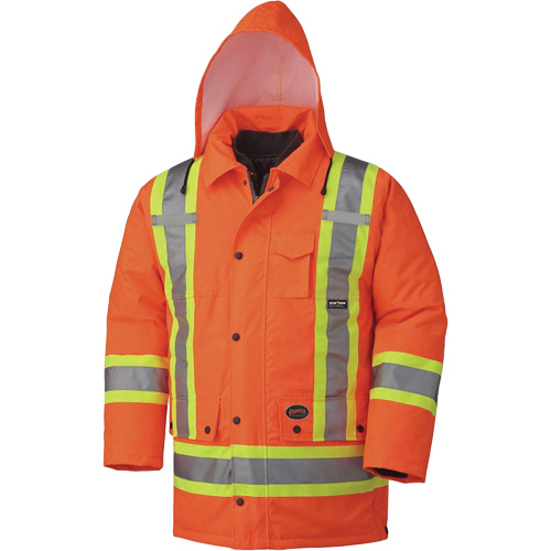5020 Waterproof 7-in-1 Parka, High Visibility Orange, Small Equipment World