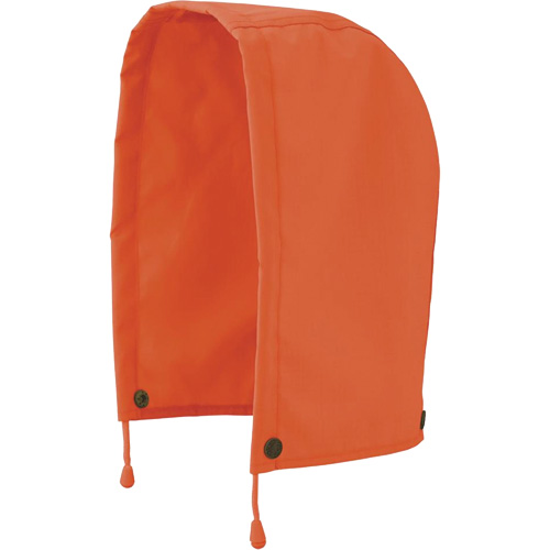 5400H 300D Trilobal Ripstop Waterproof Rain Jacket Hood, High Visibility Orange, Polyester Equipment World