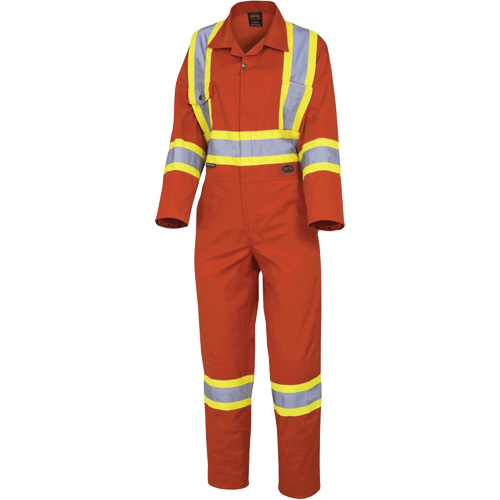 5514W Women's Safety Coveralls, X-Small, High Visibility Orange Equipment World