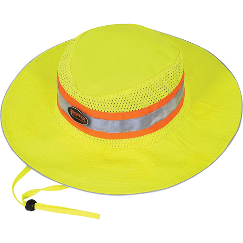 279 Ranger's Hat with Strap, High Visibility Lime-Yellow, Polyester Equipment World