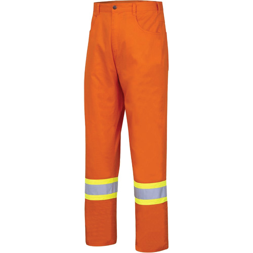 4461 Pantalon de s&eacute;curit&eacute; ultrafrais, Coton, 32, Orange haute visibilit&eacute; Equipment World