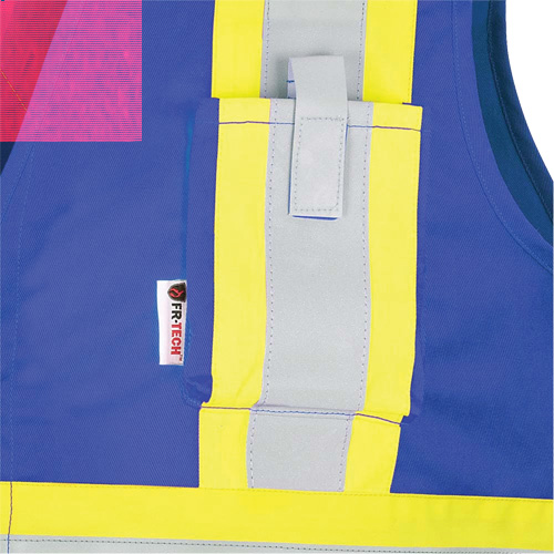 7730 FR-Tech&reg; Flame-Resistant Arc Safety Vest, Small, Royal Blue, 10 cal/cm² Equipment World