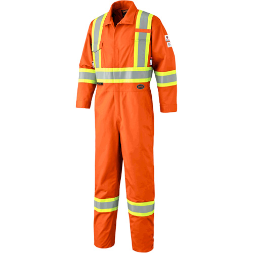 7702T FR-Tech&reg; Arc-Rated Coverall, Size 40 (Tall), High Visibility Orange, 10 cal/cm² Equipment World
