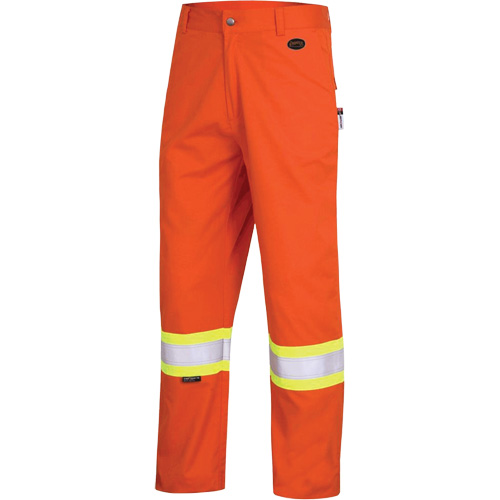 7763 FR-Tech&reg; 88/12 Arc Rated High-Visibility Safety Pants, 32, x 30, High Visibility Orange, 9.7 cal/cm² Equipment World