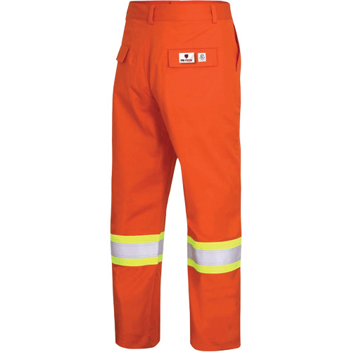 7763 FR-Tech&reg; 88/12 Arc Rated High-Visibility Safety Pants, 32, x 30, High Visibility Orange, 9.7 cal/cm² Equipment World
