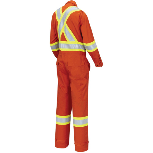 7702W FR-Tech&reg; Women's FR/Arc-Rated Coveralls, Size X-Small, High Visibility Orange, 10 cal/cm² Equipment World