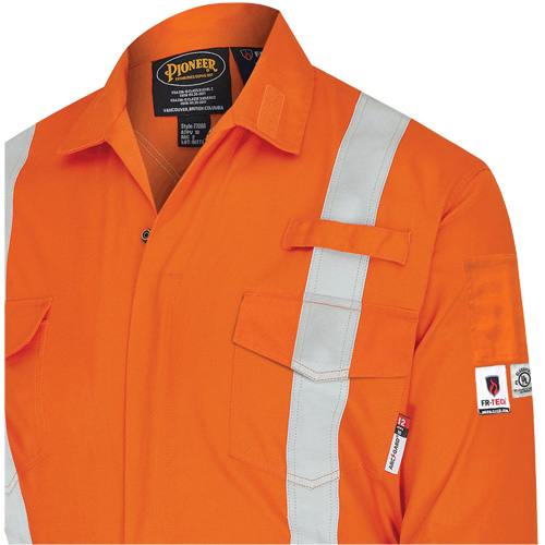 7702BB Combinaison de s&eacute;curit&eacute; FR-Tech 2 tons, Taille 36, Bleu marin/Orange, 10 cal/cm² Equipment World
