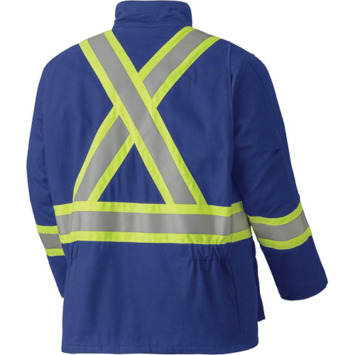 5523 Flame-Resistant Safety Parka, Small, Royal Blue, 58 cal/cm² Equipment World
