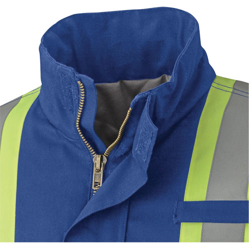 5523 Flame-Resistant Safety Parka, Small, Royal Blue, 58 cal/cm² Equipment World
