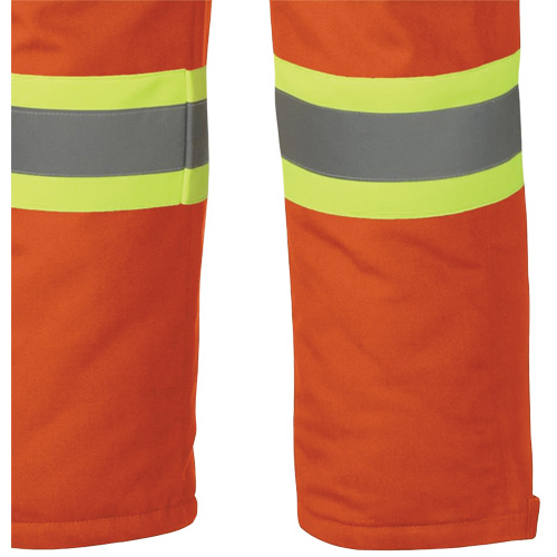 5534A Flame-Resistant Quilted Safety Overalls, Small, Orange Equipment World