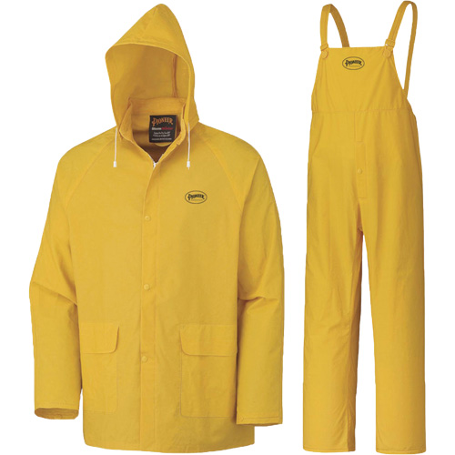 577 3-Piece Rain Suit, Polyester/PVC, 6X-Large, Yellow Equipment World