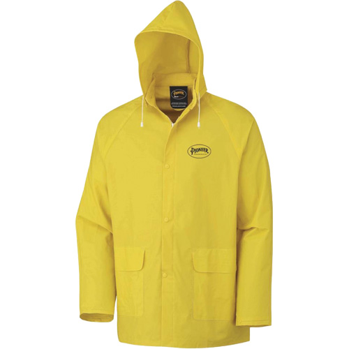 577J Rain Jacket, Polyester/PVC, Small, Yellow Equipment World