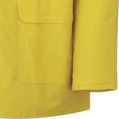 577J Rain Jacket, Polyester/PVC, Small, Yellow Equipment World