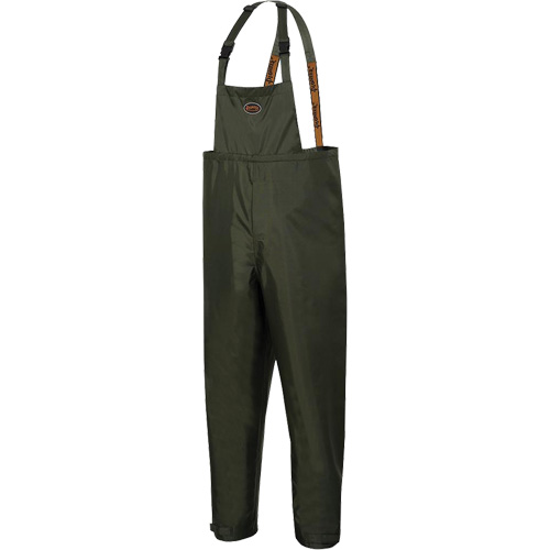 D8120P Nailhead Ripstop Tree Planter Bib Pants, X-Small, Polyester/PVC, Green Equipment World