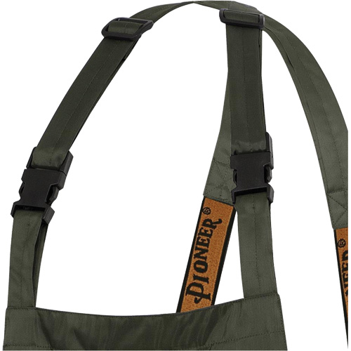 D8120P Nailhead Ripstop Tree Planter Bib Pants, X-Small, Polyester/PVC, Green Equipment World