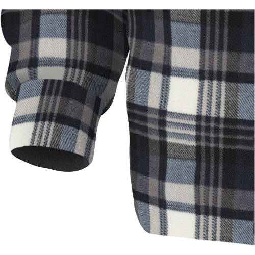 415BG Quilted Hooded Shirt, Men's, X-Small, Multi-Colour Equipment World