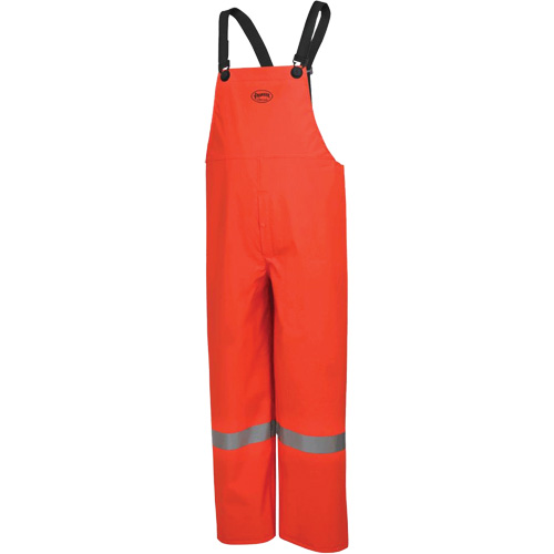 576P FR Safety Bib Pants, Small, High Visibility Orange Equipment World