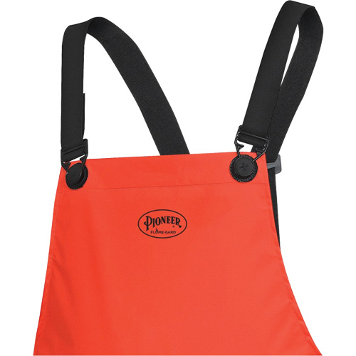 576P FR Safety Bib Pants, Small, High Visibility Orange Equipment World
