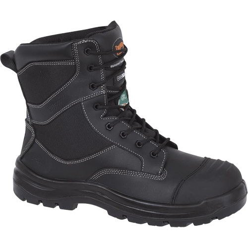 1050 Black Composite Safety Work Boots, Leather, Size 14, Impermeable Equipment World