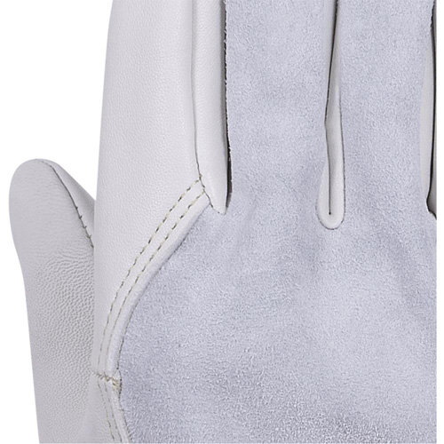 535G Beige Driver's Gloves, Small, Grain Cowhide Palm Equipment World
