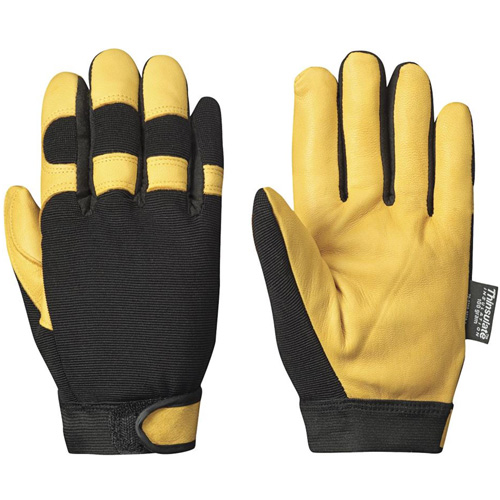 891 Gants ergonomiques isol&eacute;s de m&eacute;canicien, Paume Cuir fleur de ch&egrave;vre, Taille Petit Equipment World