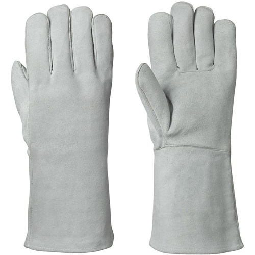 830 Fleece-Lined Welder's Gloves, Split Cowhide, Size Medium Equipment World