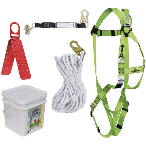 RK4-50 Compliance Fall Protection Kit, Roofer's Kit Equipment World