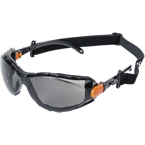 XPS502 Sealed Safety Glasses, Smoke Lens, Anti-Fog/Anti-Scratch Equipment World
