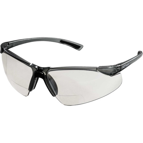 XM340RX Lunettes de s&eacute;curit&eacute; avec grossissement 2X, Lentille Transparent, Anti-&eacute;gratignures, ANSI Z87+/R&eacute;pond ou surpasse la norme CSA Z94.3 Equipment World