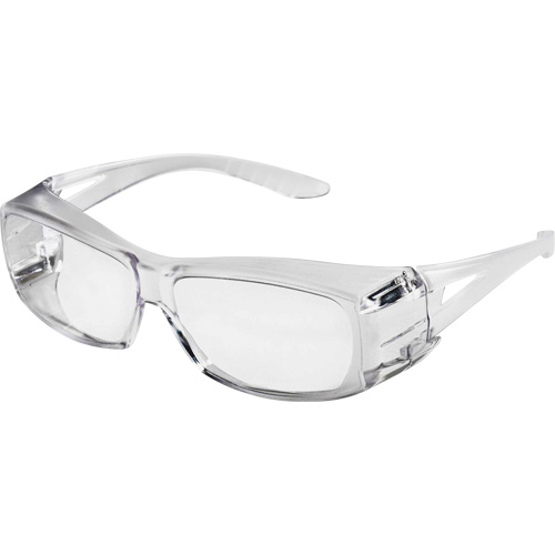X350 Lunettes de s&eacute;curit&eacute; OTG, Lentille Transparent, Anti-&eacute;gratignures, ANSI Z87+/R&eacute;pond ou surpasse la norme CSA Z94.3 Equipment World