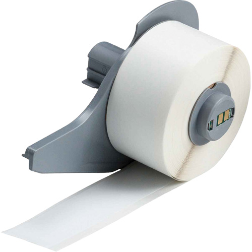 All-Weather Permanent Adhesive Label Tape, Vinyl, White, 1" Width Equipment World