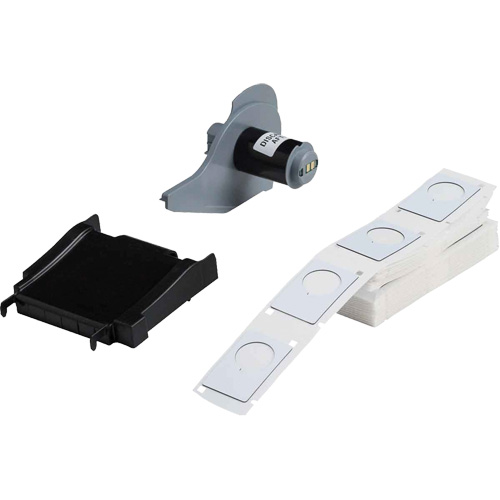 Raised Panel Labels, Polyester, 1.2" L x 1.9" H, Black Equipment World