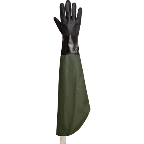Gants r&eacute;sistants aux produits chimiques Chemstop, PVC, Doublure en Ouat&eacute;e Equipment World