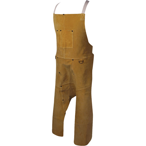 Caiman&reg; Boarhide Apron, Split-Leg Bib, 42" L, Brown Equipment World