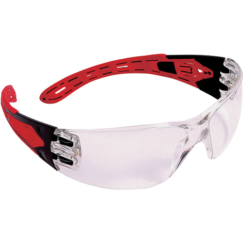 Lunettes de s&eacute;curit&eacute; sans cadre Volcano, Lentille Transparent, Antibu&eacute;e/Anti-&eacute;gratignures/Antistatique, ANSI Z87+/R&eacute;pond ou surpasse la norme CSA Z94.3 Equipment World