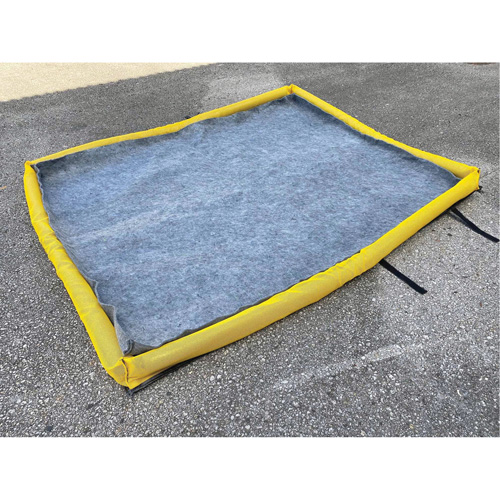 Small Ultra-Filter Pad, 0.8 US gal. Capacity, 2.5' W x 2' L x 3" H, Foam Wall Equipment World