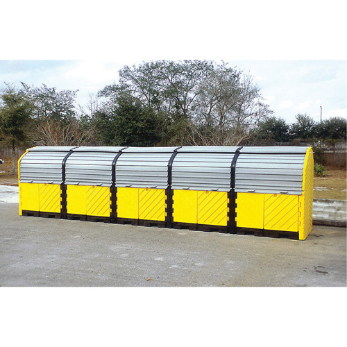 P20 Plus Ultra-Hard Top Spill Pallets&reg; without Drain, 312" L x 79" W x 62" H, 9000 lbs. Load Capacity Equipment World