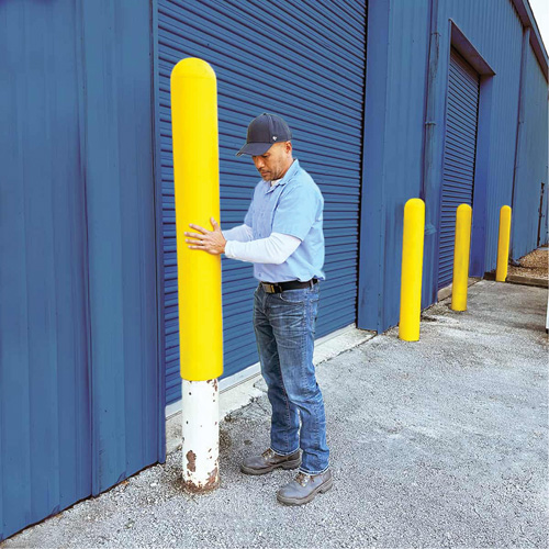 Ultra-Post Protector, 4" dia. x 52" l, Jaune Equipment World