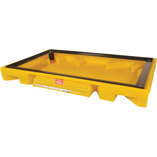 Double Drum Ultra-Safety Cabinet Bladder System&reg;, 63" L x 38.5" W x 6.3" H, 3000 lbs. Load Capacity Equipment World