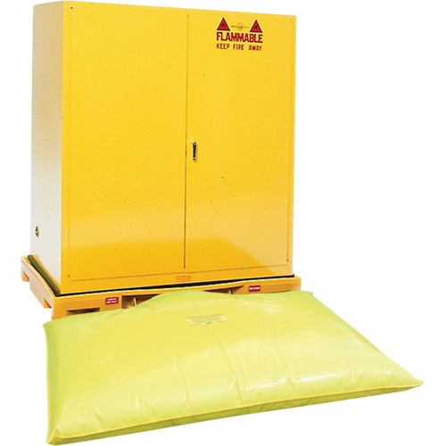 Double Drum Ultra-Safety Cabinet Bladder System&reg;, 63" L x 38.5" W x 6.3" H, 3000 lbs. Load Capacity Equipment World