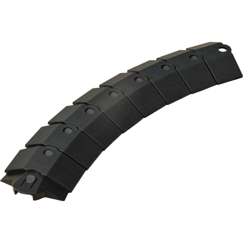 Small Ultra-Sidewinder Cable Protection System&reg; with Endcaps, 39.5" x 3" x 0.8", 2000 lbs. (1 tons) Equipment World