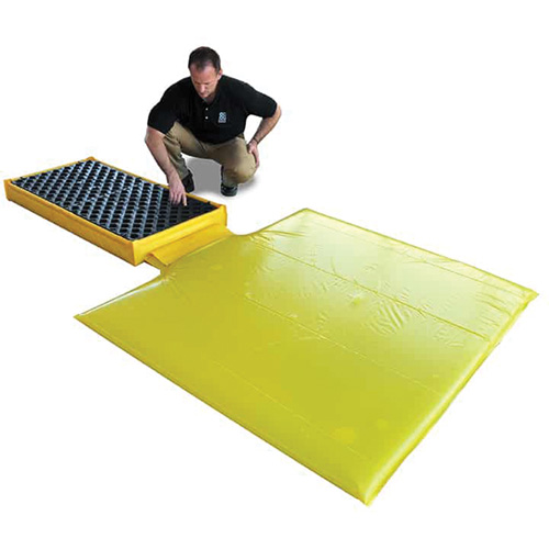 2-Drum Flexible Ultra-Spill Deck&reg; Bladder System, 88 US gal. Spill Capacity, 48" x 27" x 5" Equipment World