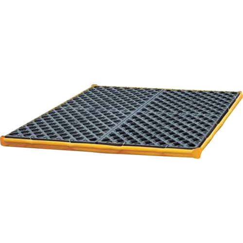4-Drum Flexible Ultra-Spill Deck&reg;, 22 US gal. Spill Capacity, 48" x 48" x 2.5" Equipment World