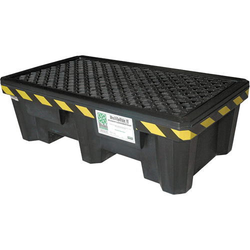 2-Drum Economy Ultra-Spill Pallet&reg;, 66 US gal. Spill Capacity, 53" x 29" x 16.5" Equipment World