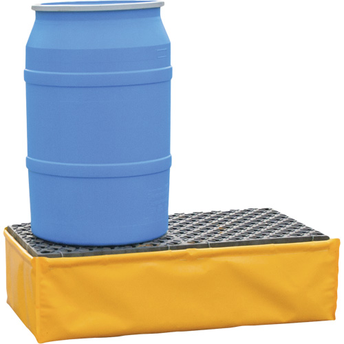 2-Drum Flexible Ultra-Spill Pallet&reg;, 66 US gal. Spill Capacity, 48" x 24" x 14" Equipment World