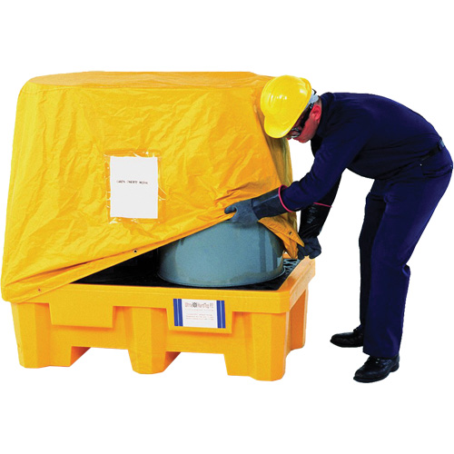 2-Drum Spill Pallet Pullover Cover Equipment World