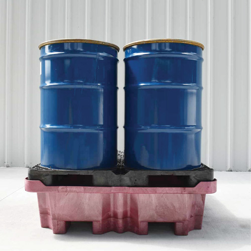 4-Drum Ultra-Spill King&reg; Drum Spill Pallet, 85 US gal. Spill Capacity, 51" x 51" x 17.5" Equipment World
