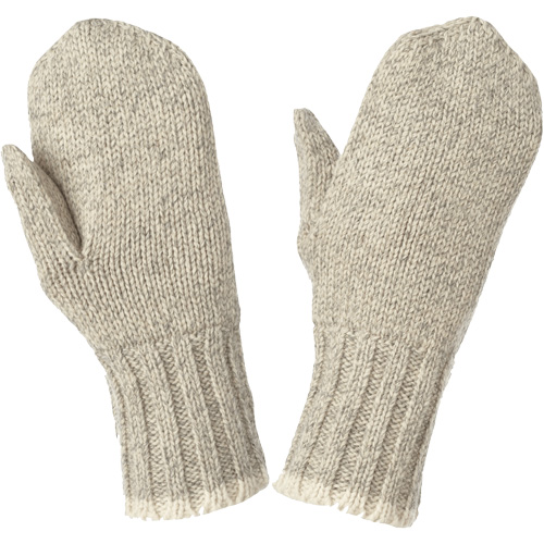Brushed Rag Wool Lined Mitts, Size Large, Mitt Equipment World